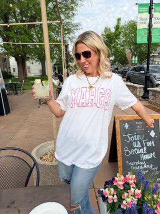 Margs On The Rocks Comfort Colors Graphic Tee Front & Back Prints - Limeberry Designs
