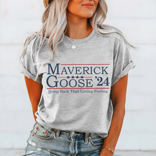 Maverick Goose Election 24 Wholesale Graphic Tee - Fast Shipping - Limeberry Designs