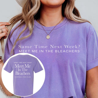 Meet Me In The Bleachers Comfort Wholesale Color Graphic Tee With Front & Back Design - Quick TAT - Limeberry Designs