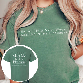 Meet Me In The Bleachers Comfort Wholesale Color Graphic Tee With Front & Back Design - Quick TAT - Limeberry Designs