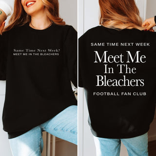 Meet Me In The Bleachers Graphic Sweatshirt With Front & Back Design - Limeberry Designs