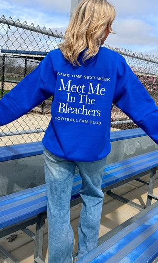 Meet Me In The Bleachers Graphic Sweatshirt With Front & Back Design - Limeberry Designs