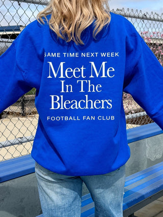 Meet Me In The Bleachers Graphic Sweatshirt With Front & Back Design - Limeberry Designs