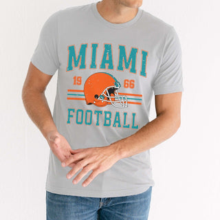 Miami Football Bella Graphic Tee - Limeberry Designs