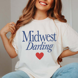 Midwest Darling Wholesale Graphic Comfort Color Tee - Limeberry Wholesale