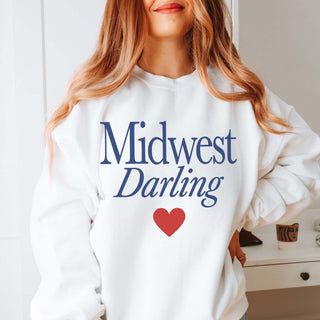 Midwest Darling Wholesale Graphic Sweatshirt - Limeberry Wholesale
