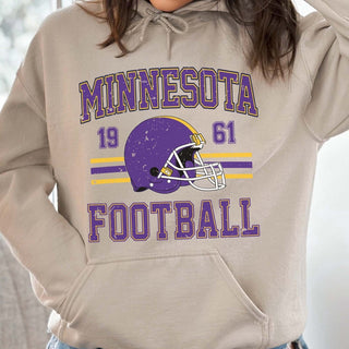 Minnesota Football Graphic Hoodie - Limeberry Designs