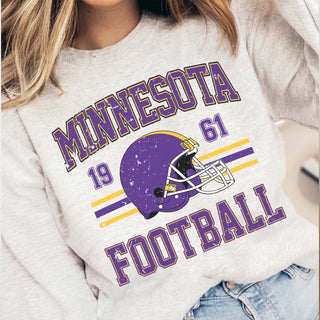 Minnesota Football Graphic Sweatshirt - Limeberry Designs