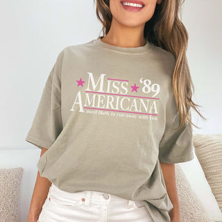 Miss Americana '89 Comfort Color Wholesale Tee - Trending - Limeberry Designs