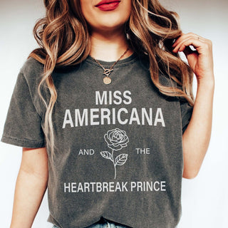 Miss Americana And The Heartbreak Prince Comfort Color Wholesale Tee - Trending - Limeberry Designs