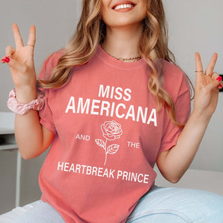 Miss Americana And The Heartbreak Prince Comfort Color Wholesale Tee - Trending - Limeberry Designs