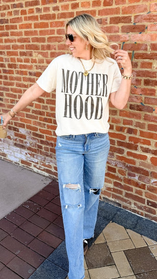 Motherhood Graphic Comfort Color Tee - Limeberry Designs