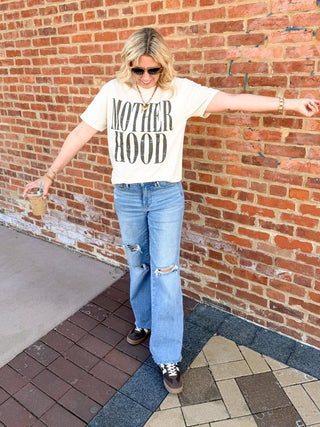 Motherhood Graphic Comfort Color Tee - Limeberry Designs