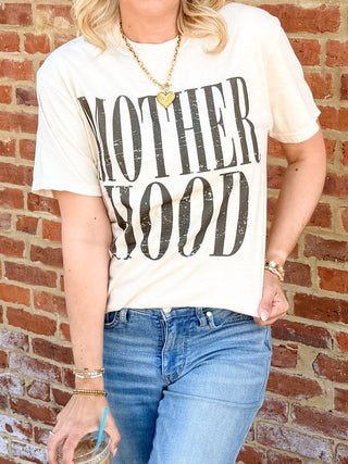 Motherhood Graphic Comfort Color Tee - Limeberry Designs