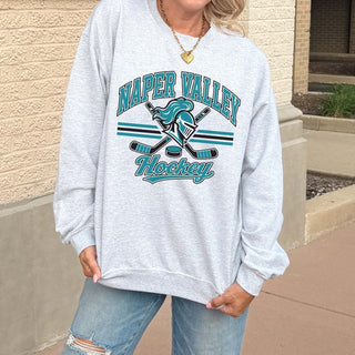 Naper Valley Hockey Sticks Sweatshirt - Naper Valley Hockey - Limeberry Designs