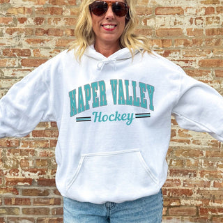 Naper Valley Hockey Stripes Hoodie - Naper Valley Hockey - Limeberry Designs