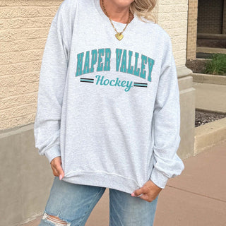 Naper Valley Hockey Stripes Sweatshirt - Naper Valley Hockey - Limeberry Designs