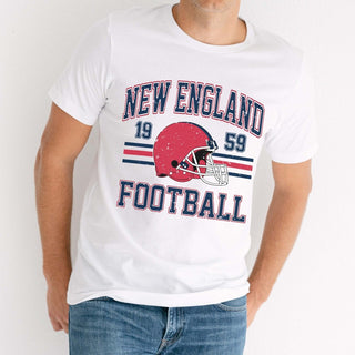 New England Football Bella Graphic Tee - Limeberry Designs