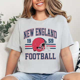 New England Football Bella Graphic Tee - Limeberry Designs