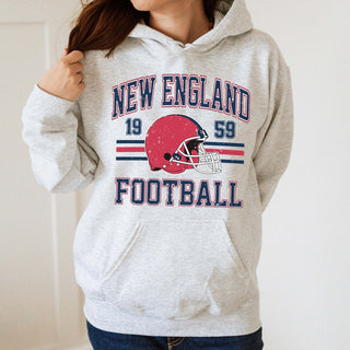 New England Football Graphic Hoodie - Limeberry Designs