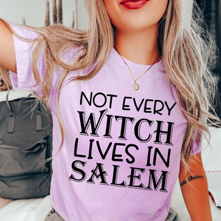 Not Every Witch Lives in Salem Wholesale Graphic Tee - Limeberry Designs