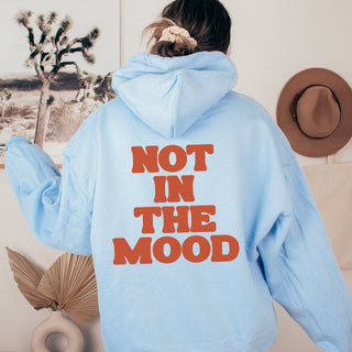 Not In The Mood Back Design Wholesale Graphic Hoodie - Limeberry Wholesale