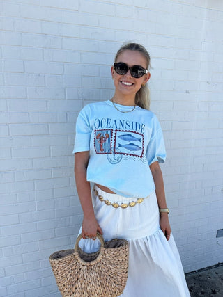 Oceanside Comfort Color Tee - Limeberry Designs