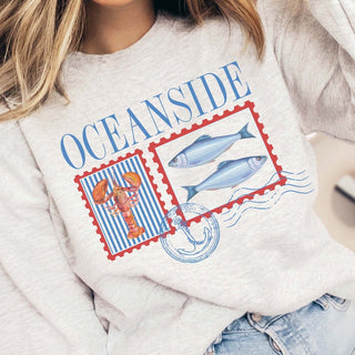 Oceanside Graphic Sweatshirt - Limeberry Designs
