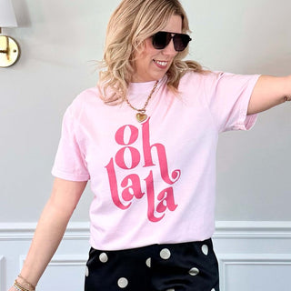 Ooh La La Graphic Comfort Color Tee - Limeberry Designs