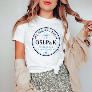 OSLP&K Circle Tee - Our Savior Luther Preschool & Kindergarten - Limeberry Designs