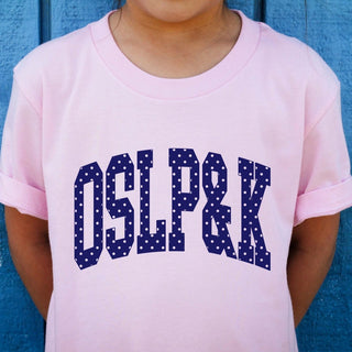 OSLP&K Polka Dots Tee - Our Savior Luther Preschool & Kindergarten - Limeberry Designs