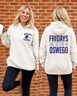 Oswego East Fridays Are Better Premium Hoodie - Limeberry Designs