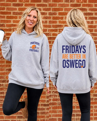 Oswego Panthers Fridays Are Better Premium Hoodie - Limeberry Designs