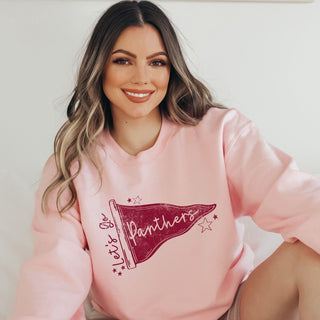 Panthers Pennant Sweatshirt - Prairie Point Elementary - Limeberry Designs