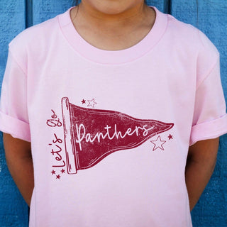 Panthers Pennant Tee - Prairie Point Elementary - Limeberry Designs