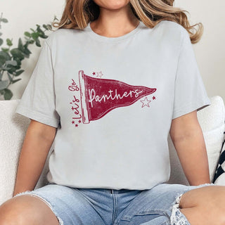Panthers Pennant Tee - Prairie Point Elementary - Limeberry Designs