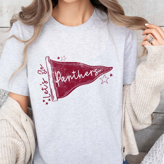 Panthers Pennant Tee - Prairie Point Elementary - Limeberry Designs