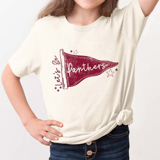 Panthers Pennant Tee - Prairie Point Elementary - Limeberry Designs