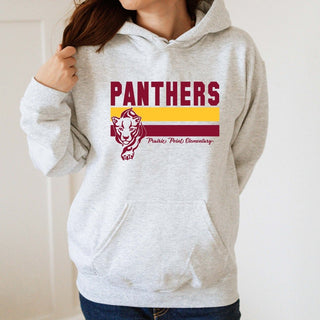 Panthers Stripe With Panther Hoodie - Prairie Point Elementary - Limeberry Designs
