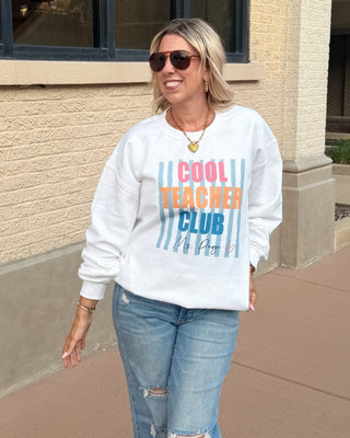 Personalized Cool Teacher Club Standard Sweatshirt - Limeberry Designs