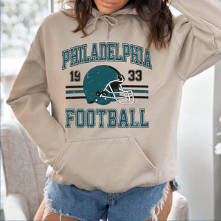 Philadelphia Football Graphic Hoodie - Limeberry Designs