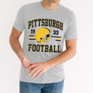 Pittsburgh Football Bella Graphic Tee - Limeberry Designs