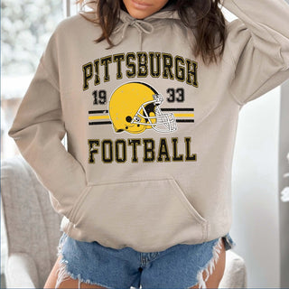 Pittsburgh Football Graphic Hoodie - Limeberry Designs