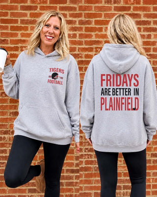 Plainfield North Tigers Fridays Are Better Premium Hoodie - Limeberry Designs