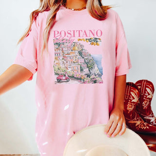 Positano Italy Comfort Color Tee - Limeberry Designs