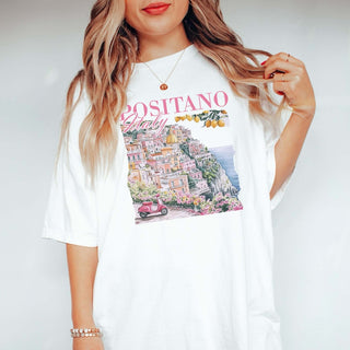 Positano Italy Comfort Color Tee - Limeberry Designs