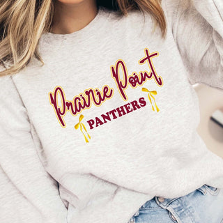 Prairie Point Bows Sweatshirt - Prairie Point Elementary - Limeberry Designs