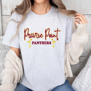 Prairie Point Bows Tee - Prairie Point Elementary - Limeberry Designs