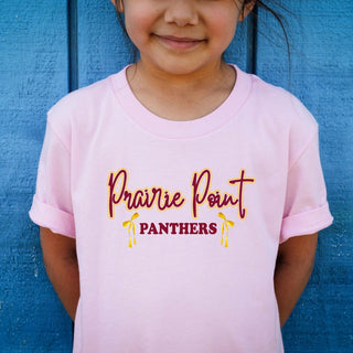 Prairie Point Bows Tee - Prairie Point Elementary - Limeberry Designs