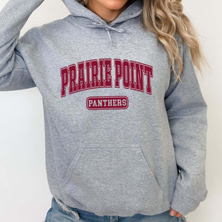Prairie Point Panthers Varsity Hoodie - Prairie Point Elementary - Limeberry Designs